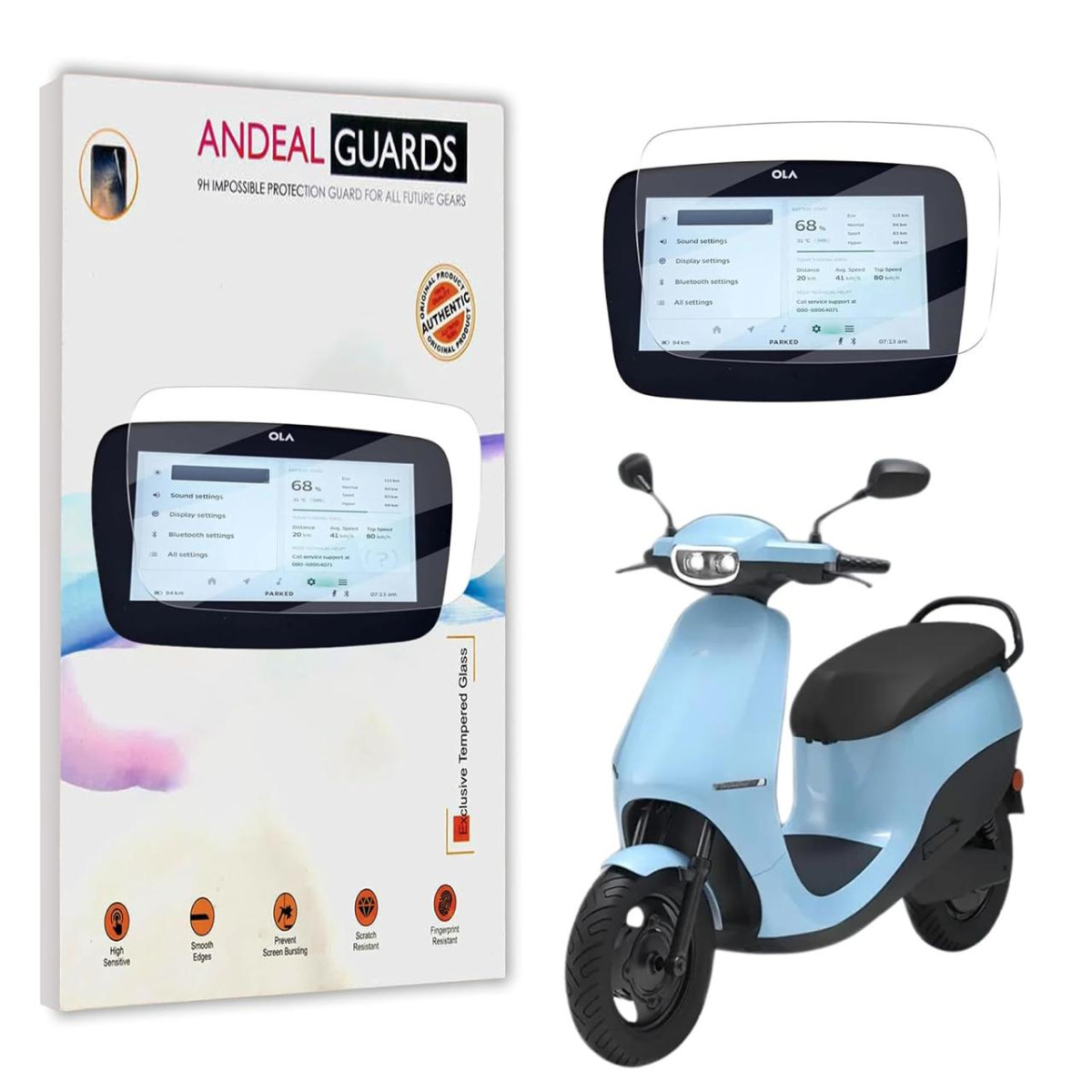 Pet Company Fitted Full Screen Protectorfor Ola S1 S1 Pro Ev Scooter 206 – 