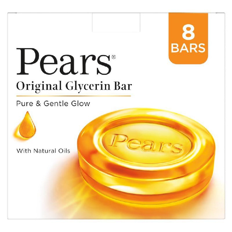 Pears Original Glycerin Soap Bar - Pure Gentle Glow 125gms X 8 368 – Best P