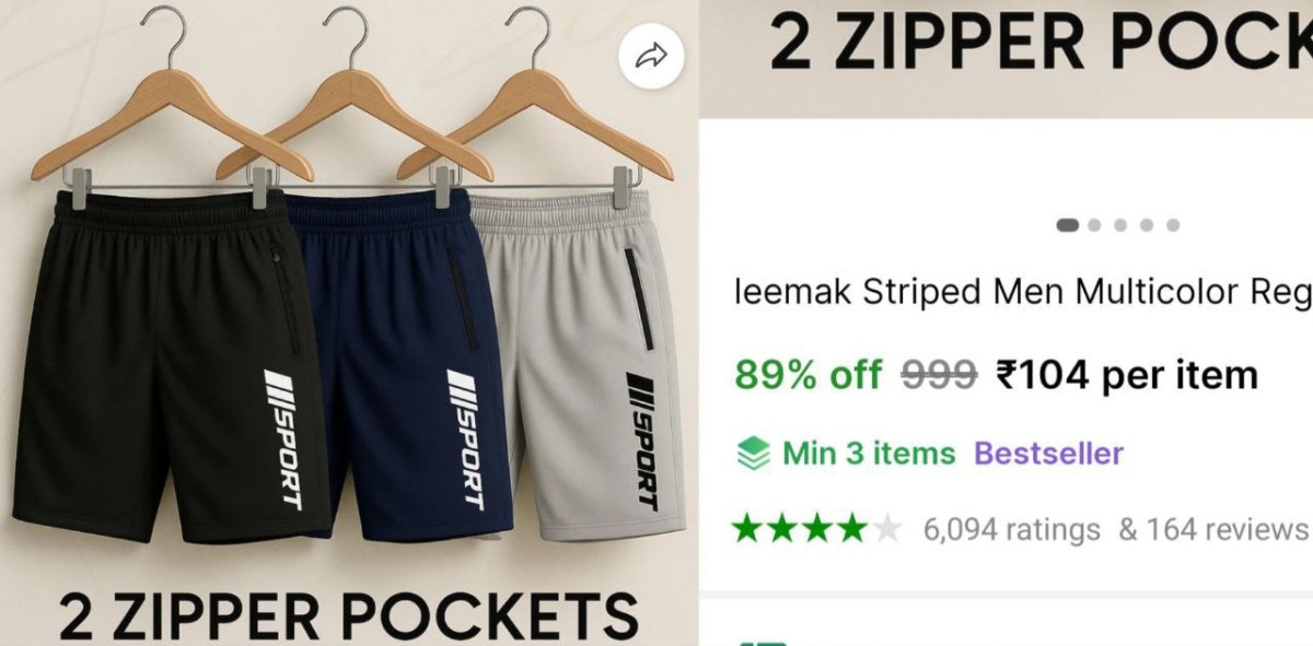 Grabthis High Quality Shorts Now At 89 Offlink – Best Price in India