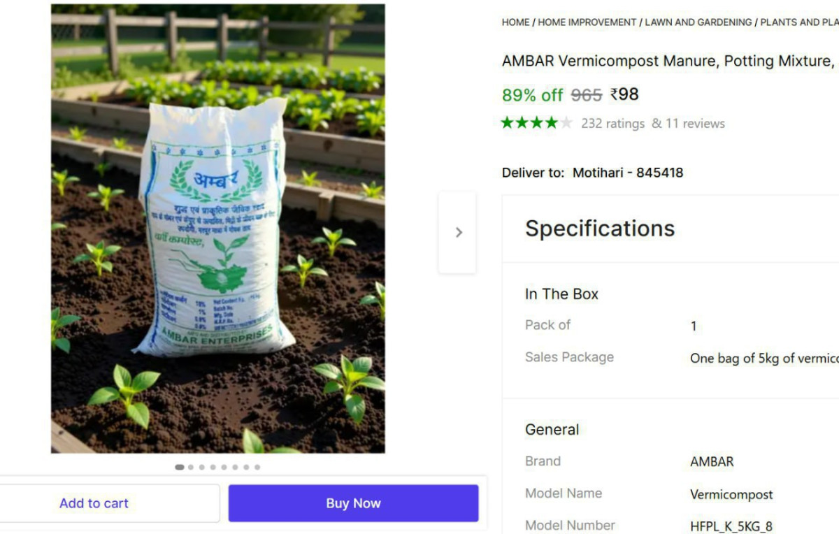 Fertilizer (5 Kg Powder) 98 – Best Price in India
