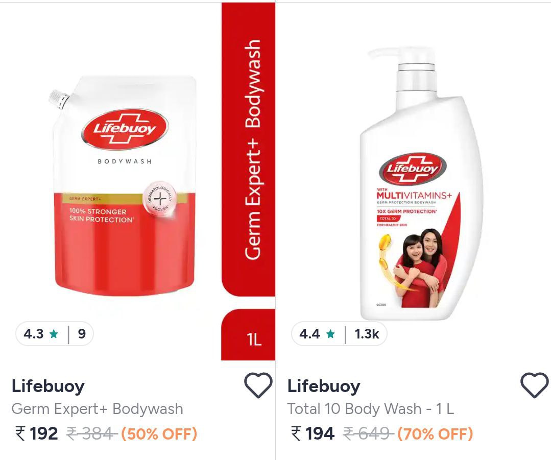 Myntra 70 On Lifebuoy Bodywash – Best Price in India