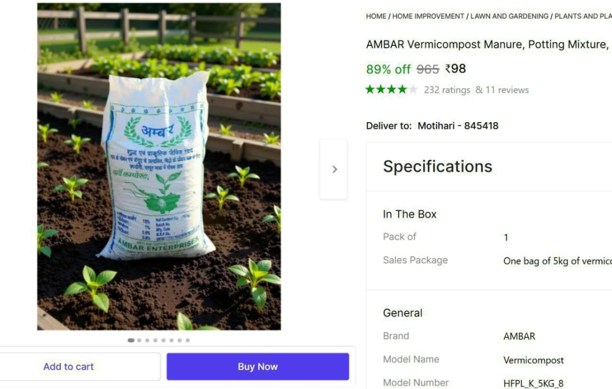 Fertilizer (5 Kg Powder) 98 – Best Price in India