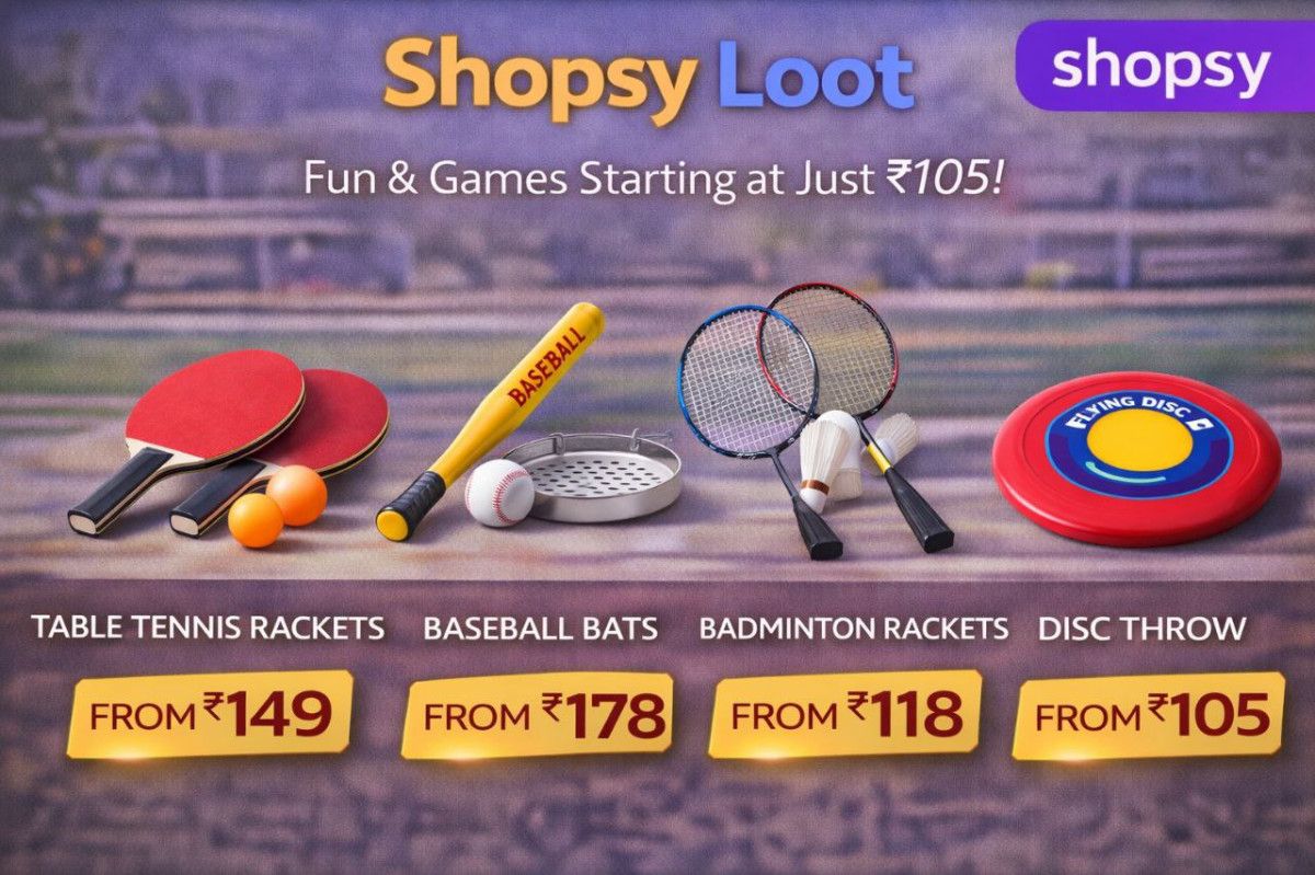 Shopsy Loot Sports Gear Starting At Just 105 Table Tennis Rackets From 149 