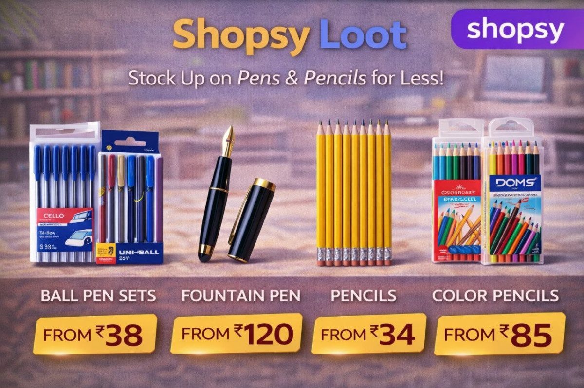 Shopsy Loot Pens Pencils Starting At Just 34 Pensils From 34 - Ball Pen Set
