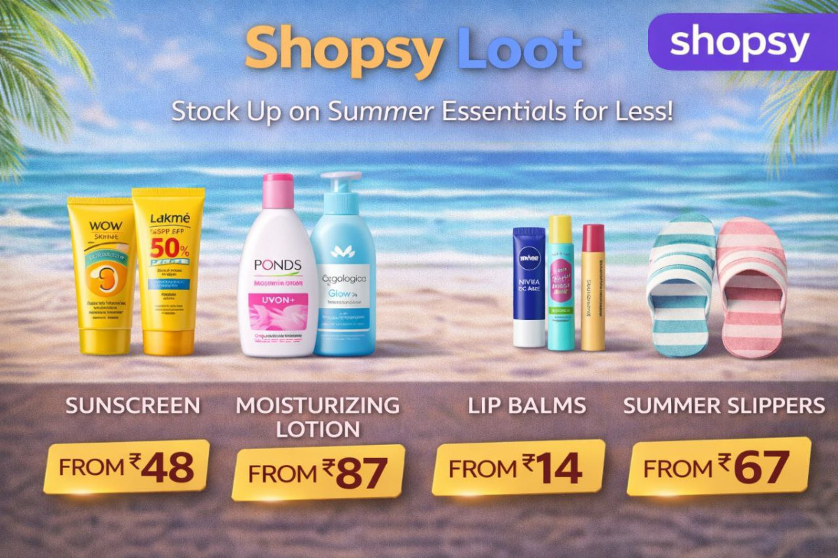 Shopsy Loot Summer Care Essentials At Unbeatable Pricessunscreen From 48 - 