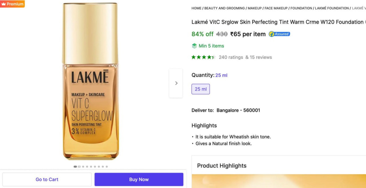 Lakme Foundation At 65 – Best Price in India