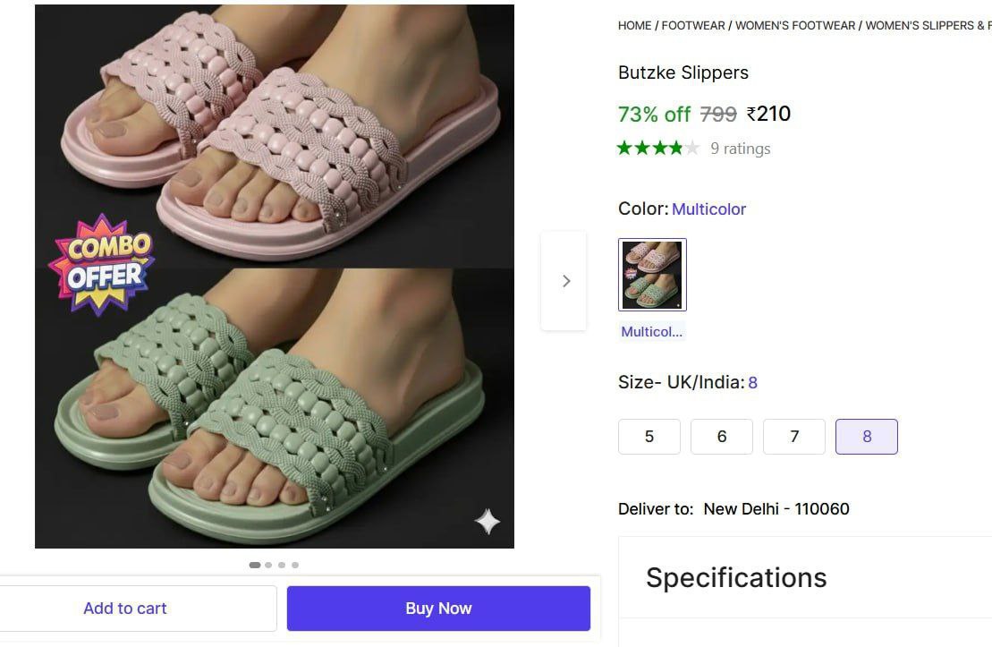 (pack Of 2) Slippers 210 – Best Price in India
