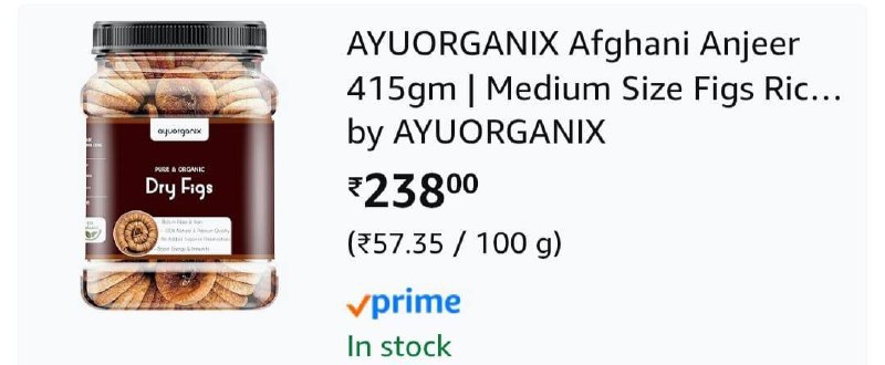 Fast Premium Anjeer 415gm At 238 Buy Max Qty – Best Price in India