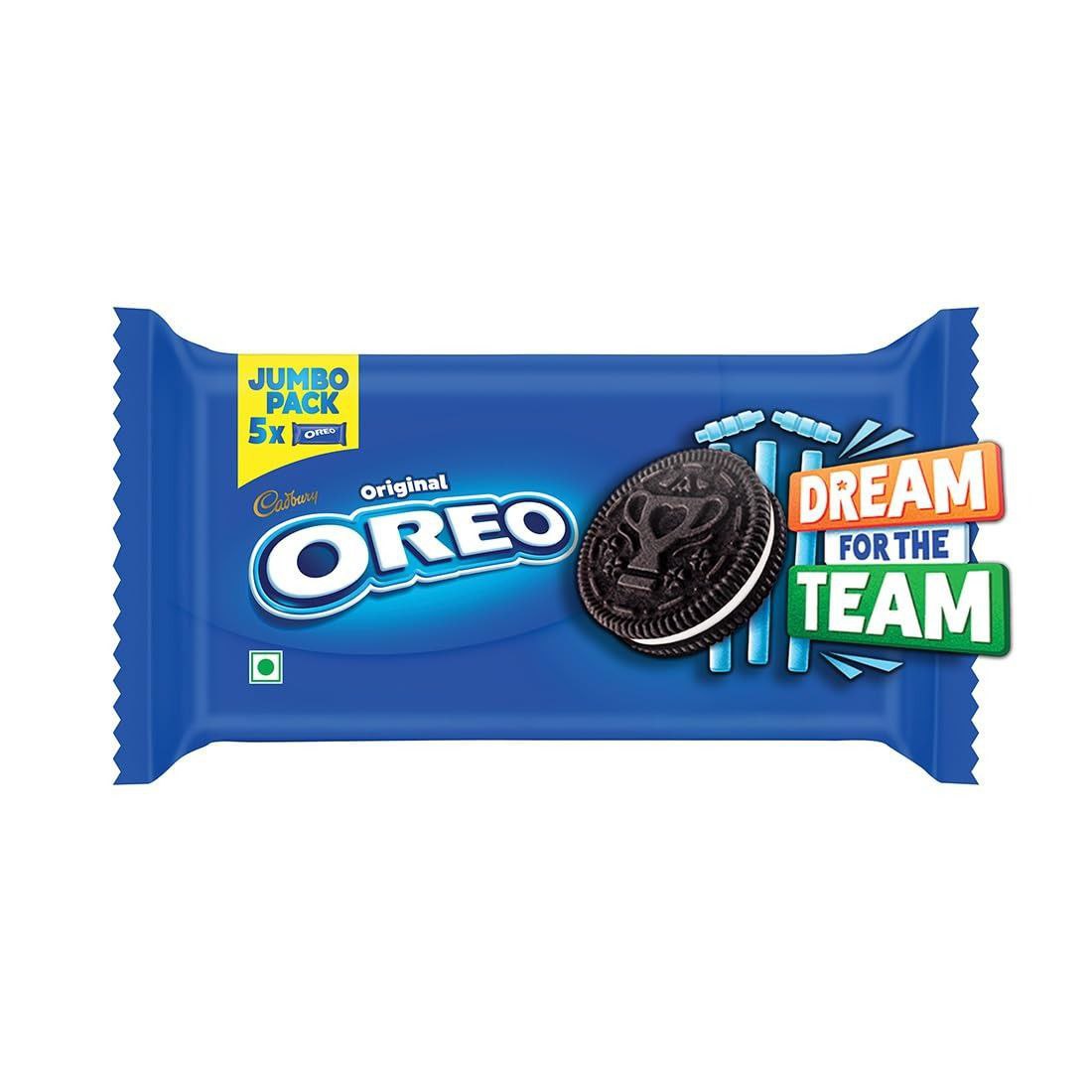 Cadbury Oreo Vanilla Flavour Creme Sandwich Biscuit Jumbo Pack 459 25 G 90 