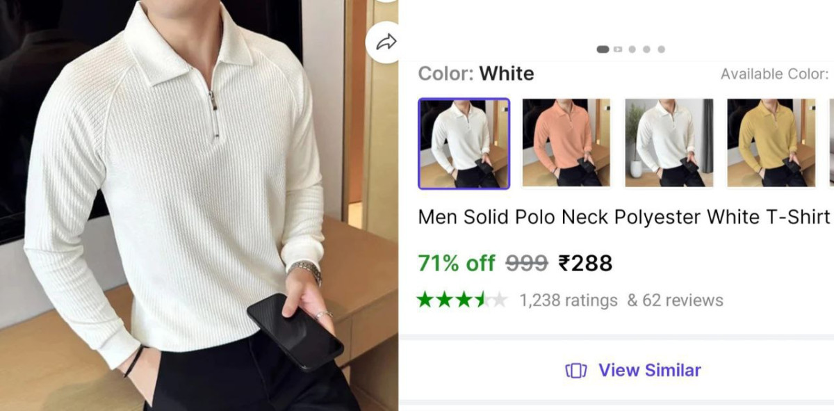 Lootthis Premium Zipper Polo Now At Lowest Pricelink – Best Price in India
