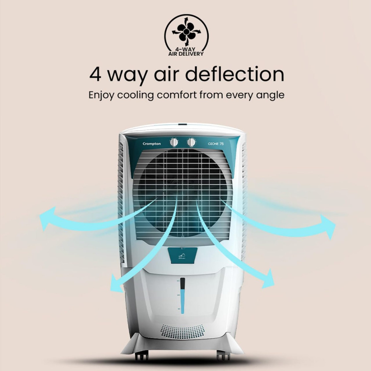 Crompton Ozone 75 Litres Desert Air Cooler For Home 9649 – Best Price in In
