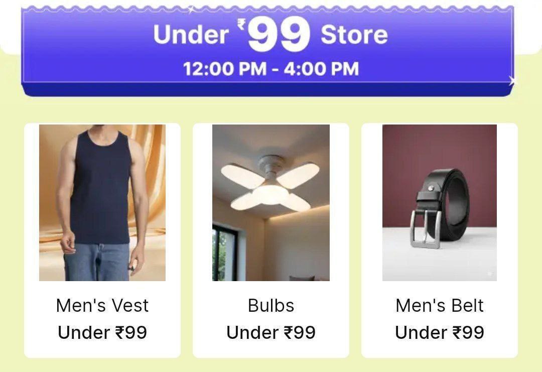 Shopsy Under 99 Deals – Best Price in India