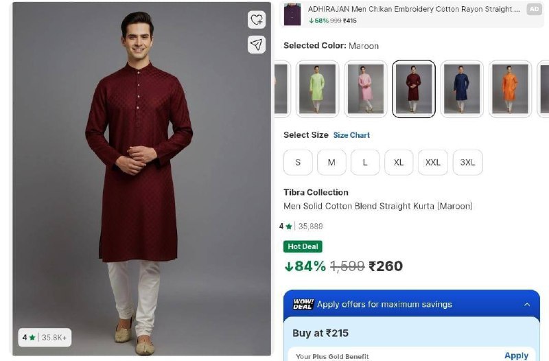 Loot 260 All Size Available – Best Price in India