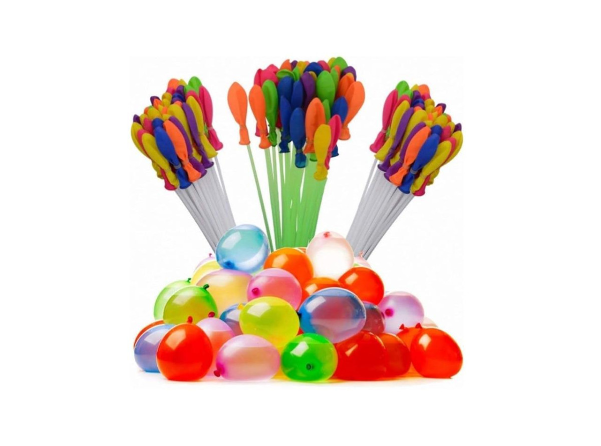 Popo Toys Holi Water Magic Balloon Imported Selection Set Of 3 Bunch - 111 
