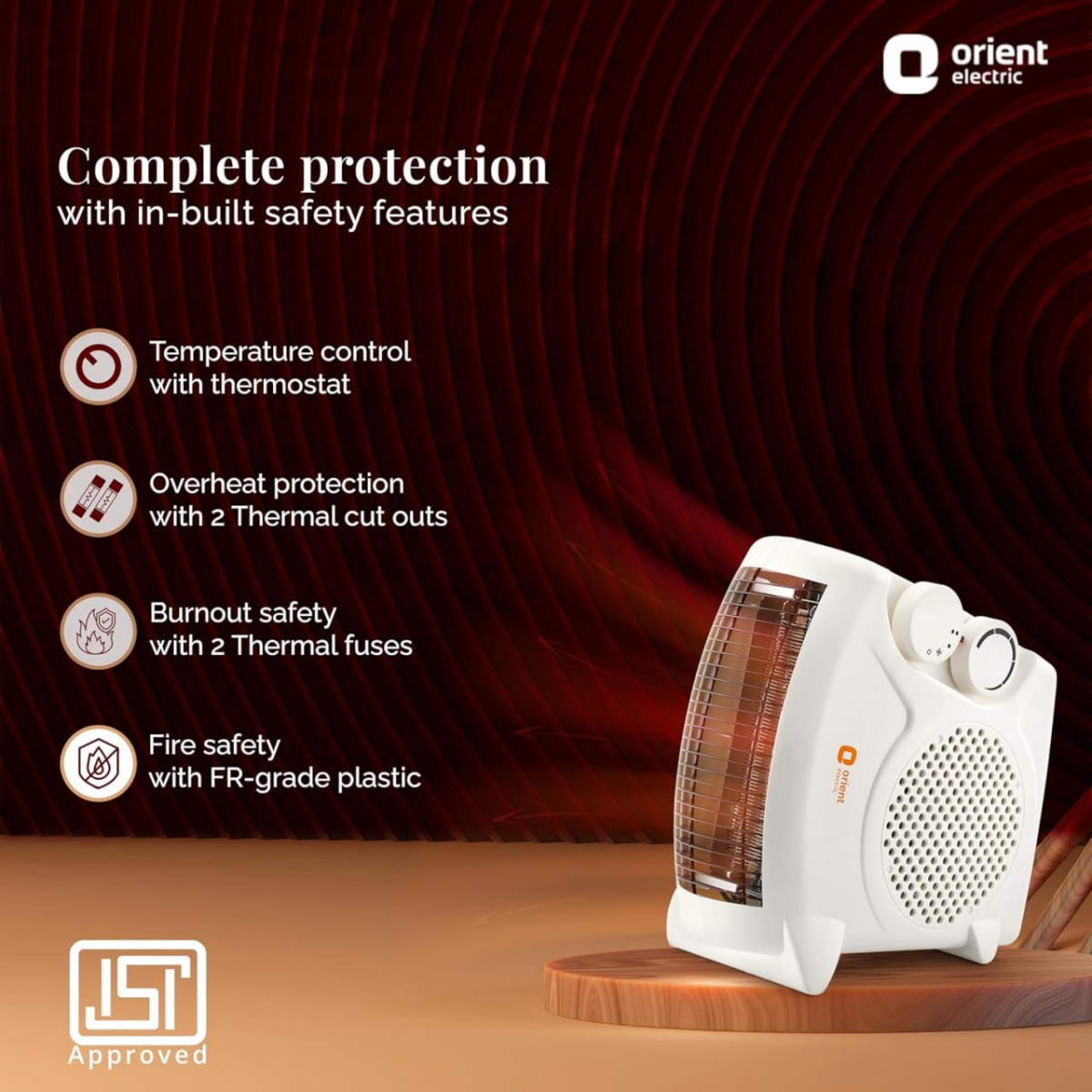 Orient Electric Room Heater 559 Apply 30 Coupon – Best Price in India