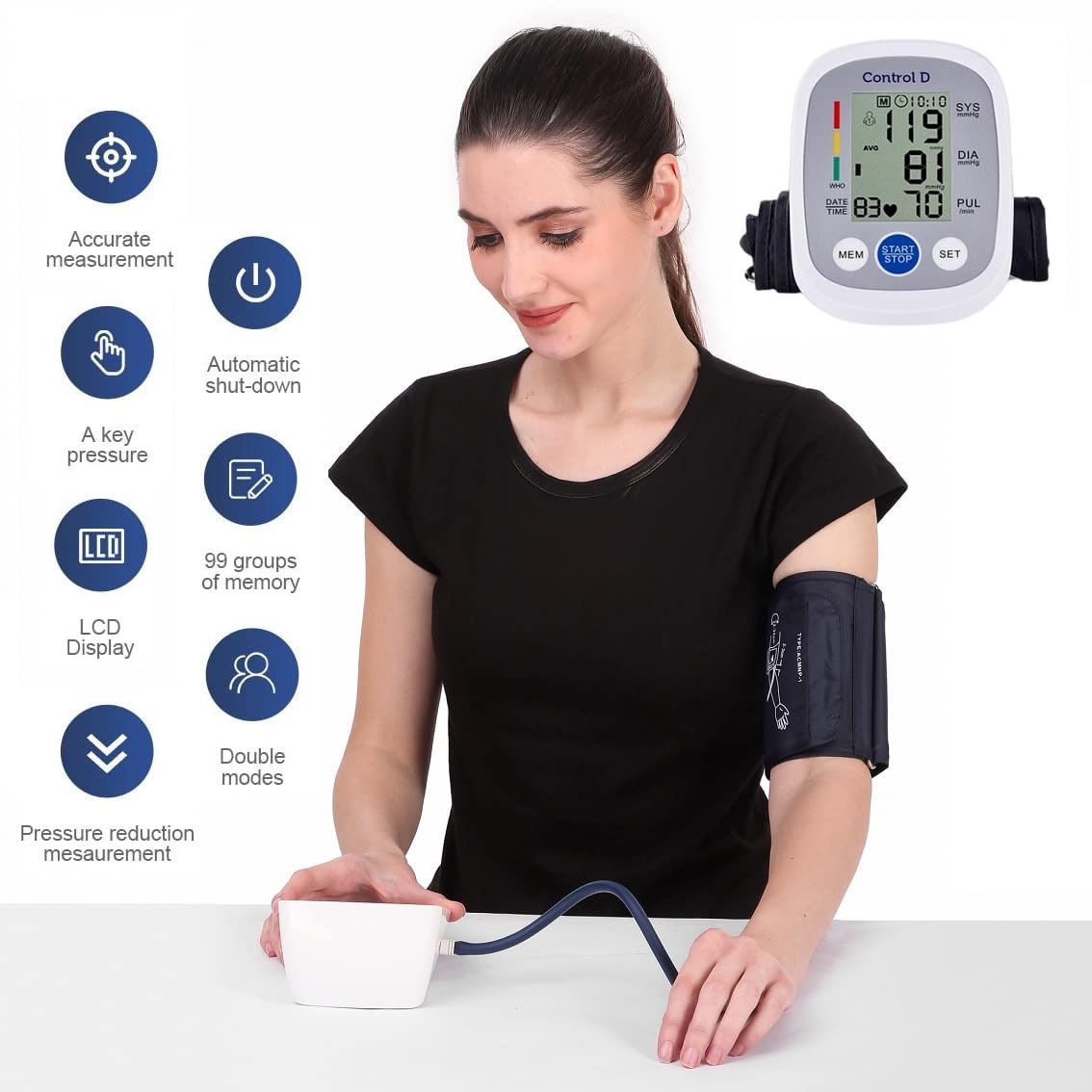 Control D Digital Blood Pressure Checking Machine 731 – Best Price in India