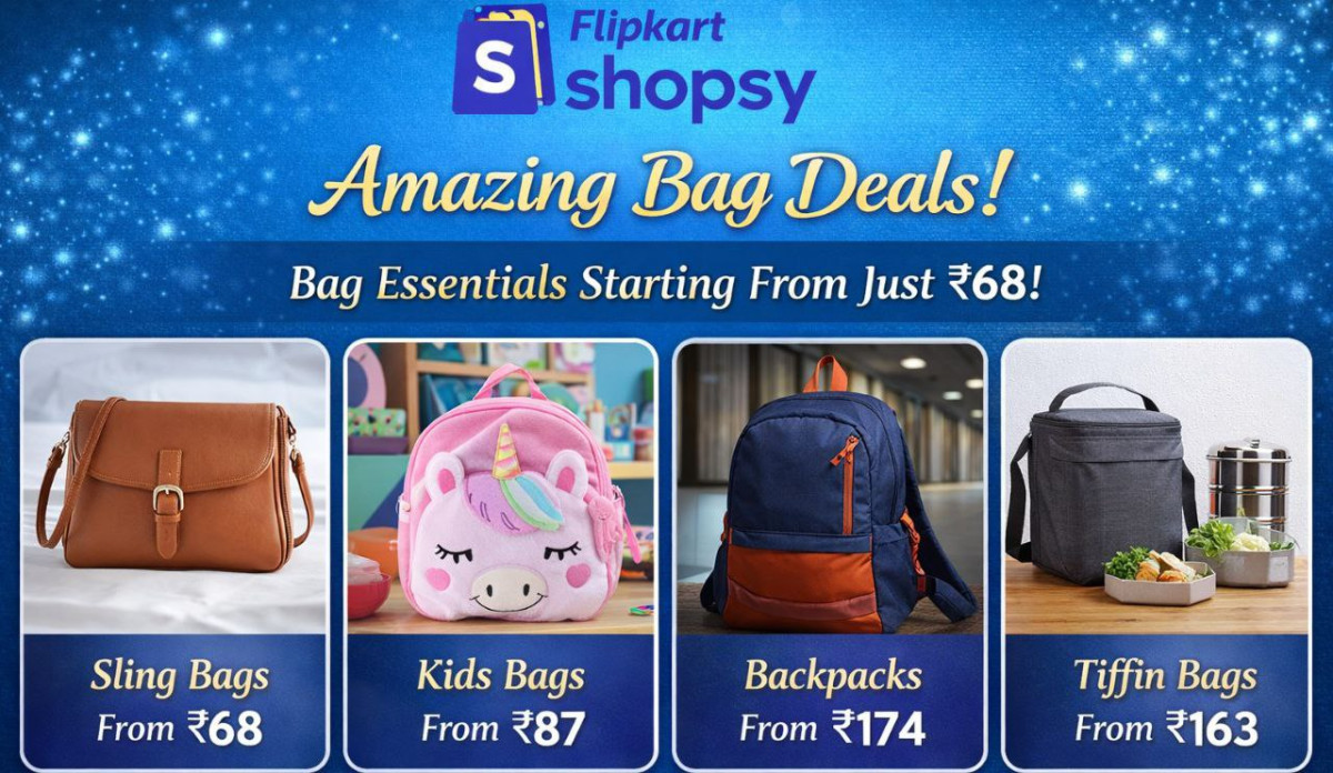 Shopsy Loot 80 On Bags Collection Sling Bags From 68 - Kids Bags From 87 - 