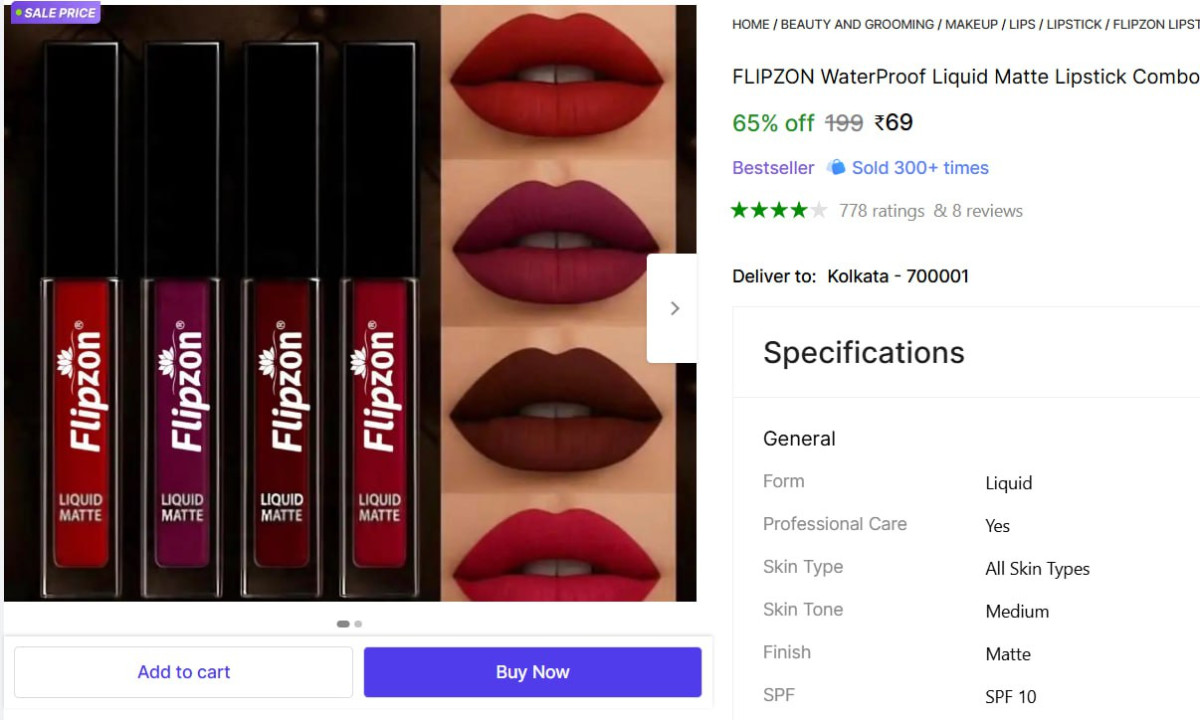 Pack Of 4 69 – Best Price in India