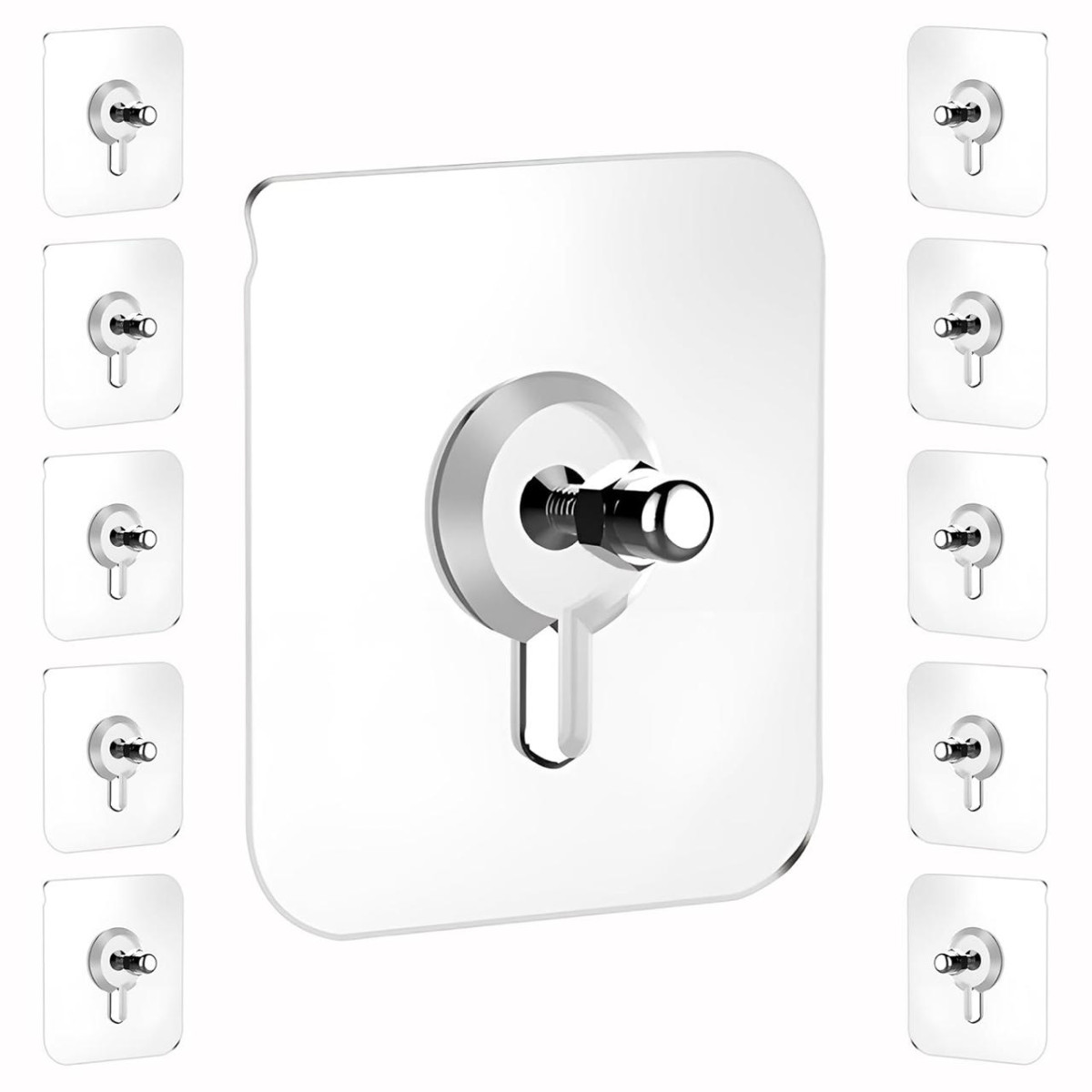Adhesive Screw Wall Hooks For Hanging Home Decor Items 185 – Best Price in 