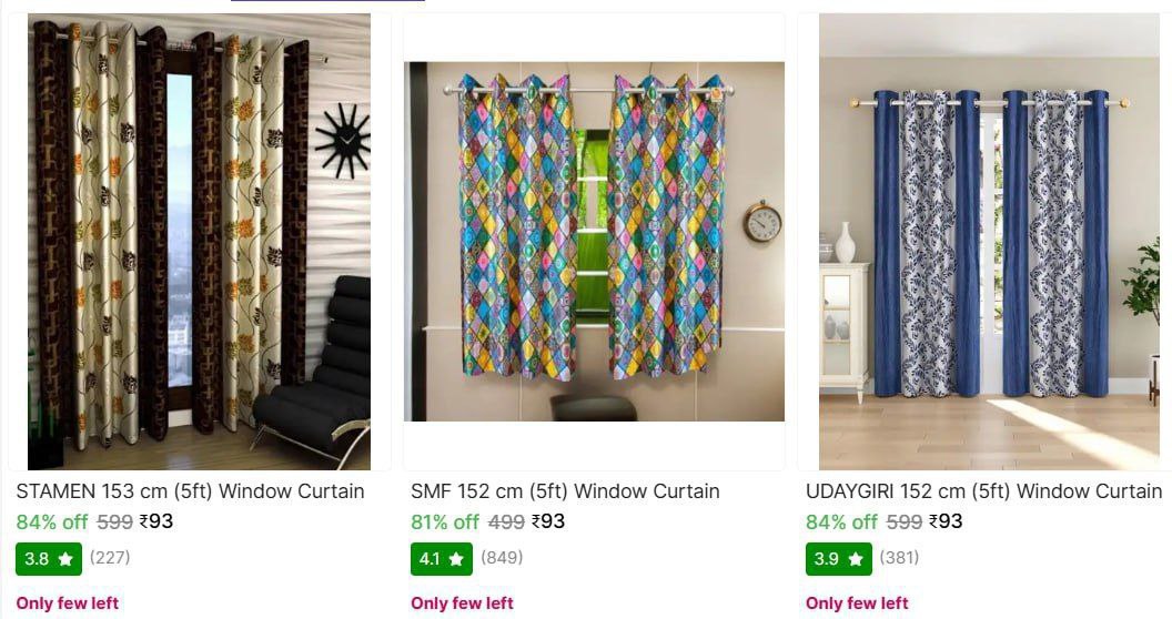 Curtain From 93 – Best Price in India
