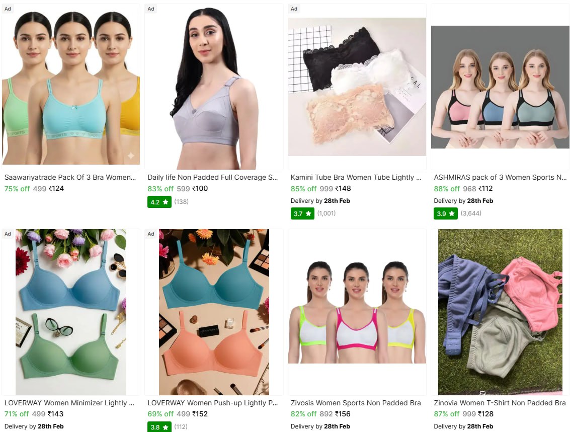 Women S Innerwear S From 100 – Best Price in India
