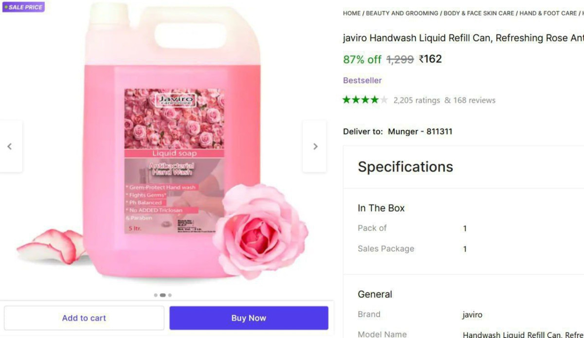 Hand Wash Can (5000 Ml) 162 – Best Price in India