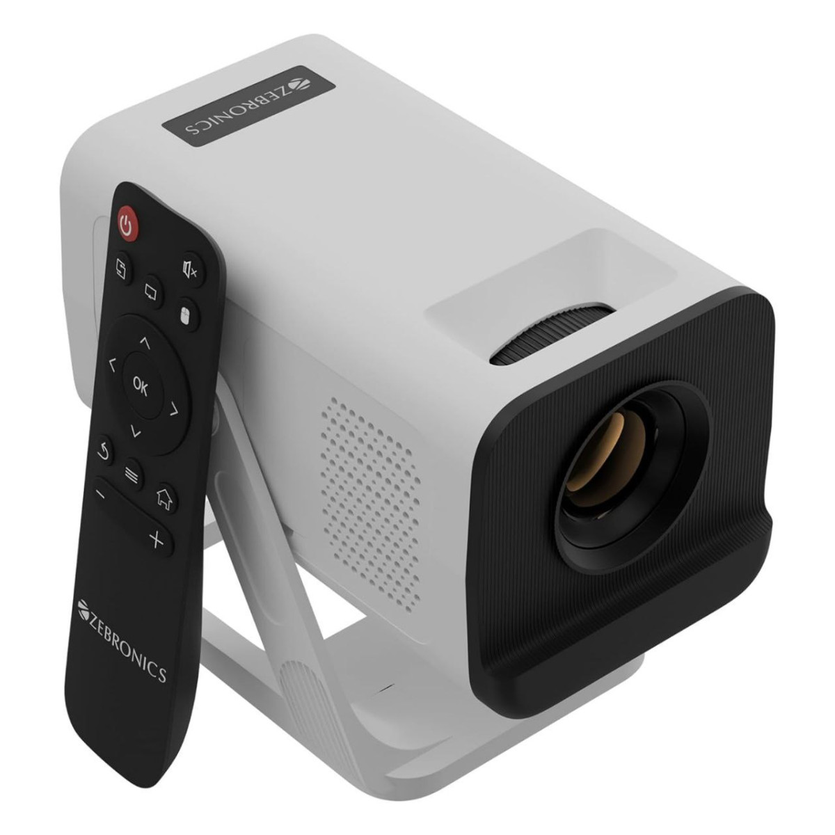 Zebronics Android Smart Led Projector 4k Uhd Support 4000 Lumens 100 Screen