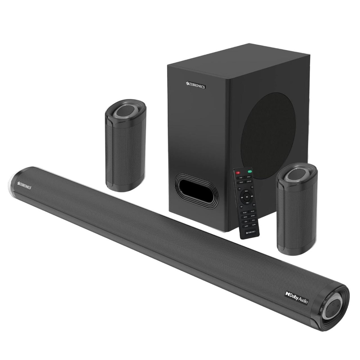 Zebronics Zeb-juke Bar 9500ws Pro Dolby 5 1 Soundbar With Wireless Satellit