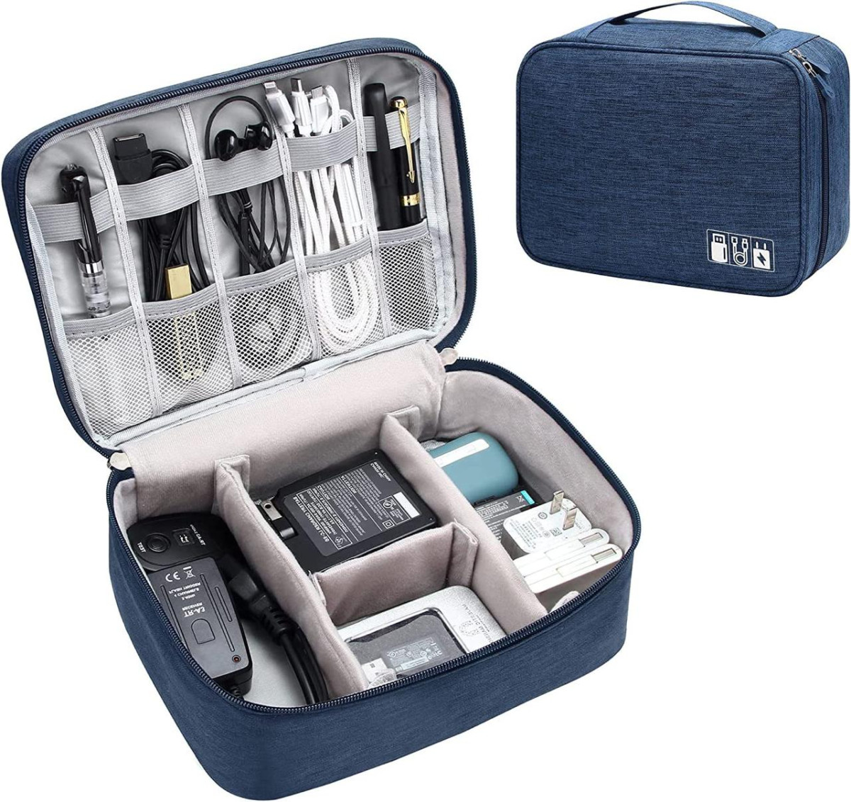 House Of Quirk Polyester Electronics Accessories Organizer Bag 399 – Best P