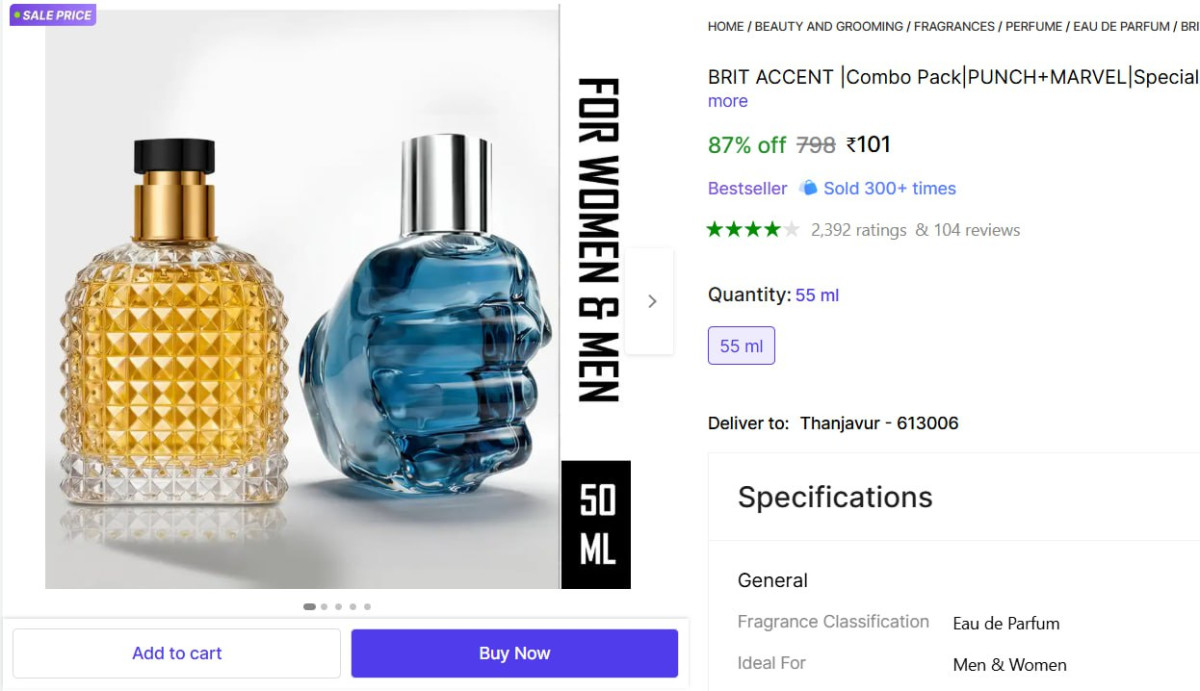 Pack Of 2 Luxury Parfum 101 More Deals Click Here Must Read – Best Price in
