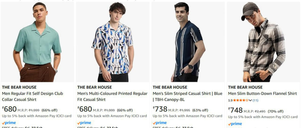 On The Bear House Clothing – Best Price in India