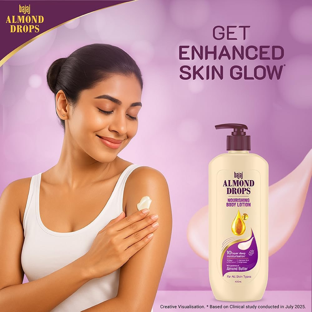 Bajaj Almond Body Lotion 400ml 153 – Best Price in India