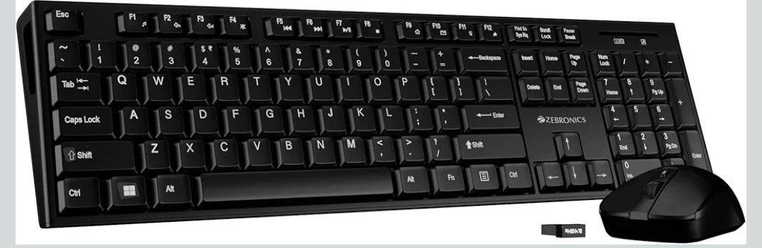Amazon Zebronics Wireless Keyboard Mouse Combo 799 – Best Price in India
