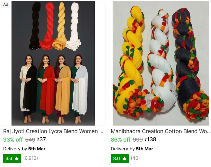 Women S Dupattas From Starts 37 More Deals Click Here Must Read – Best Pric