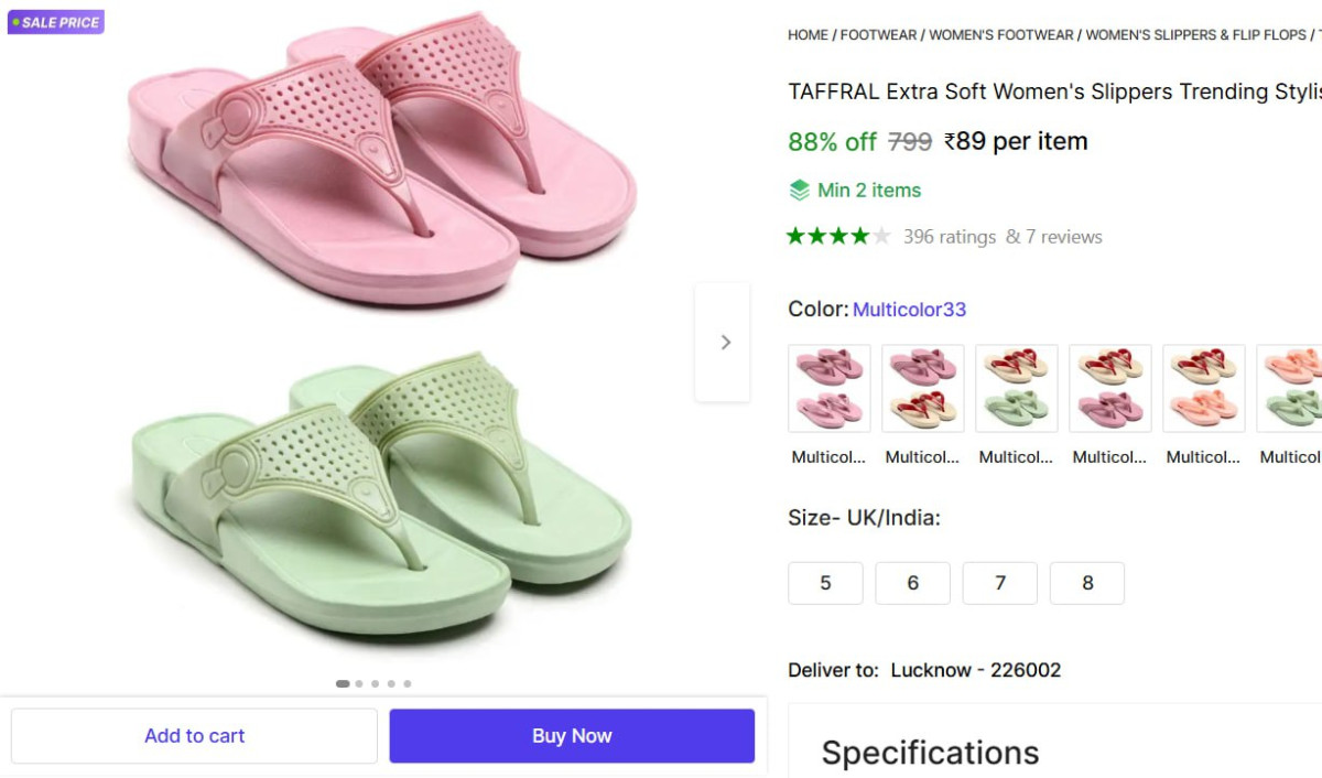 Women S Lightweight Slippers 89more – Best Price in India