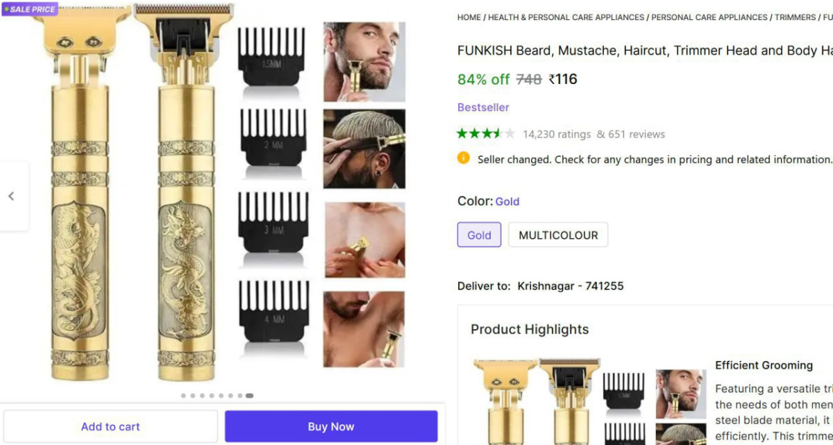 Rechargeable Trimmer For Women 116more Grooming Gadgets – Best Price in Ind