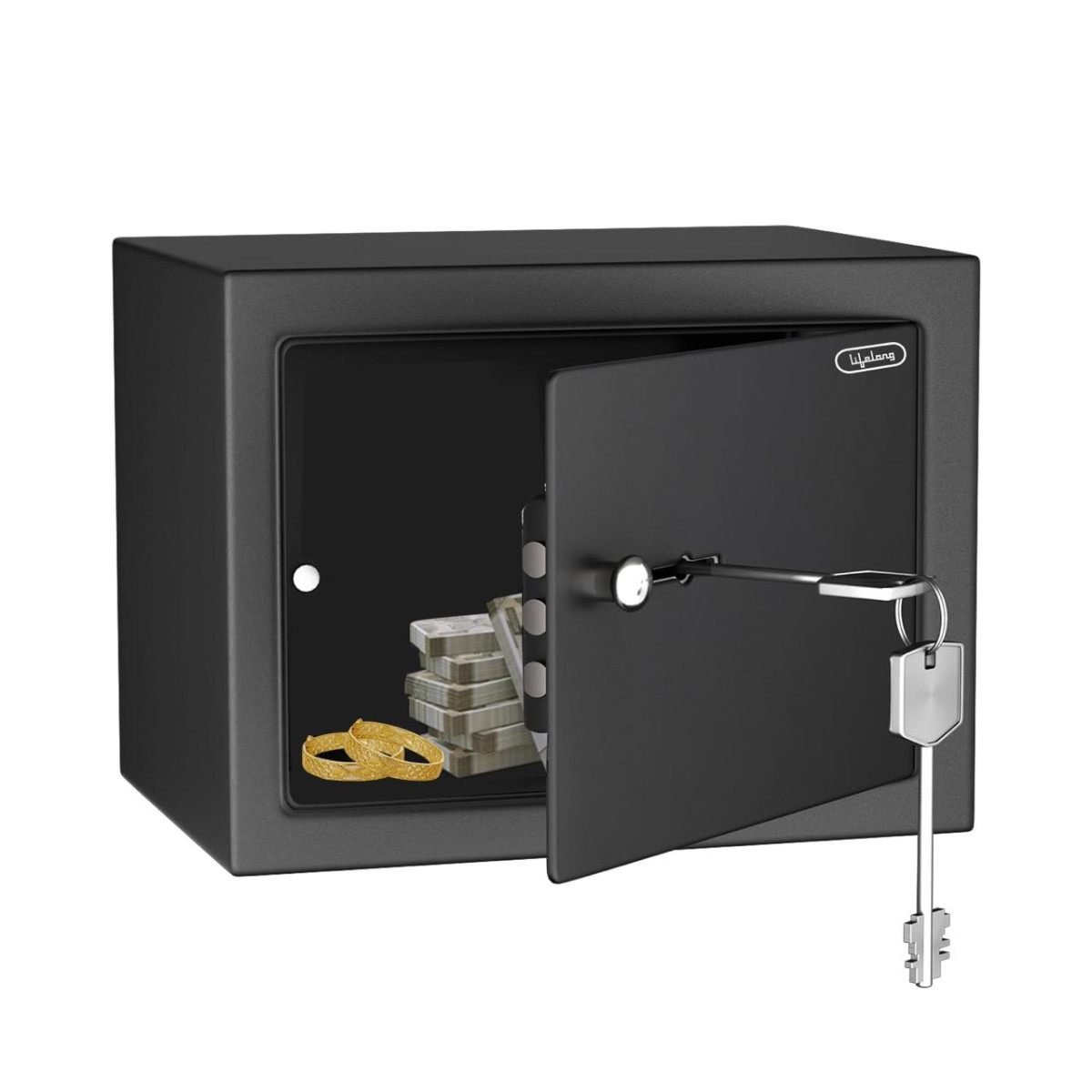 Lifelong 8 6l Home Safe Locker With Key Security Box For Home Office 1 839 