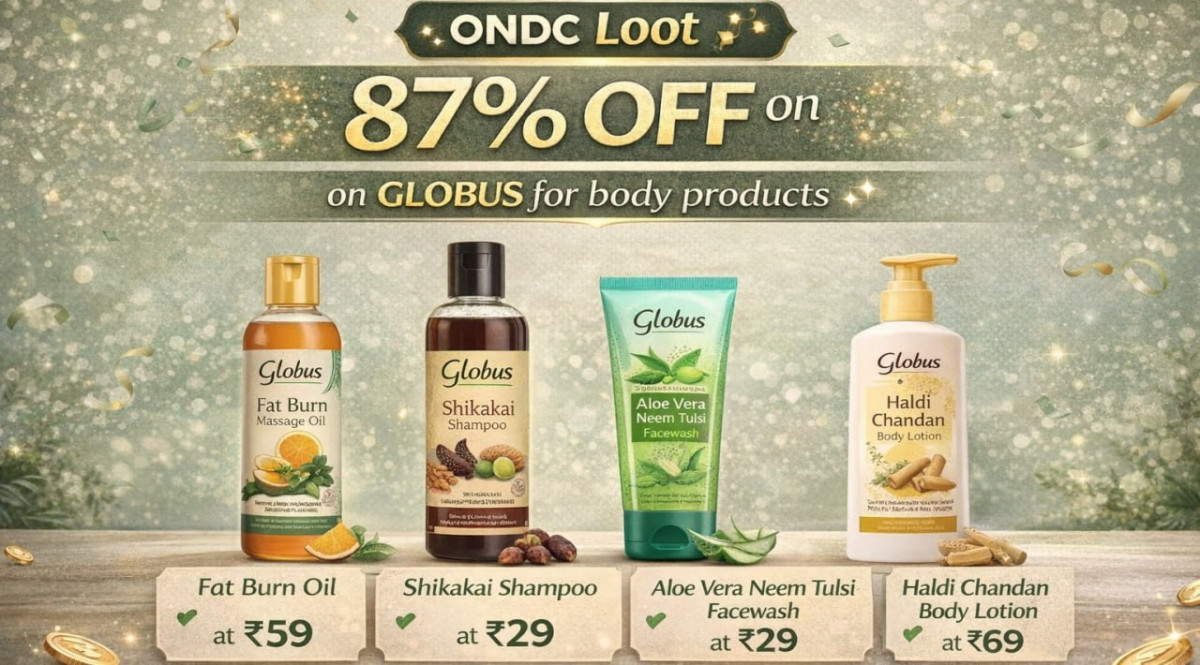 Ondc Loot 87 On Globus Beauty Products Use Code Shop30 Shikakai Shampoo At 
