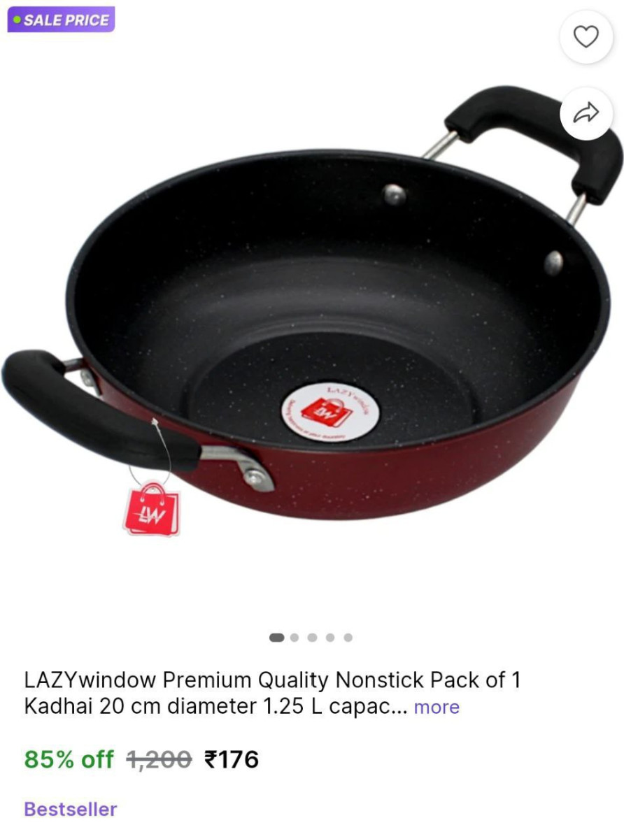 Premium Quality Nonstick Kadhai 176 – Best Price in India