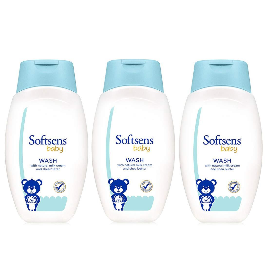 Softsens Baby Tear Baby Wash With Natural Milk Cream Shea Butter (200ml X P
