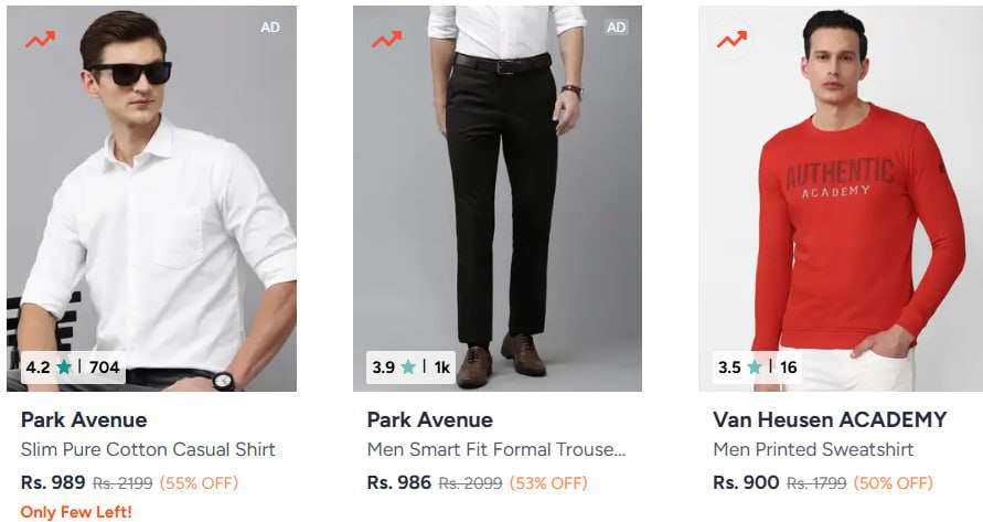 Myntra Men S Work Wear Under 999 Link – Best Price in India