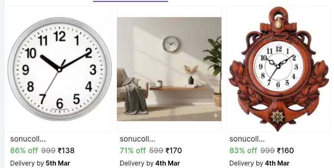 Wall Clocks From 138 – Best Price in India