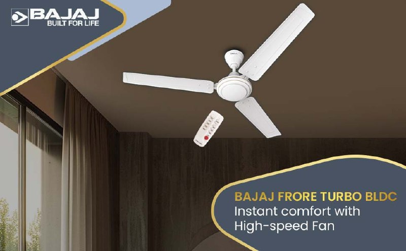 Bajaj Frore Turbo 1200 Mm Bldc Ceiling Fan 2 249 – Best Price in India