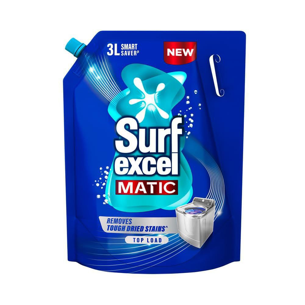 Grab 360surf Excel Matic Top Load Liquid Detergent 3l – Best Price in India