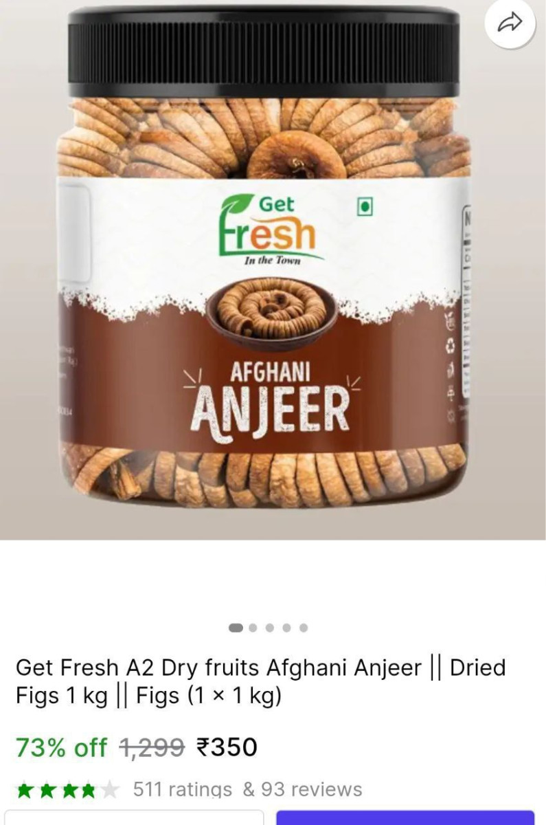 Kg Afghani Anjeer 350 – Best Price in India