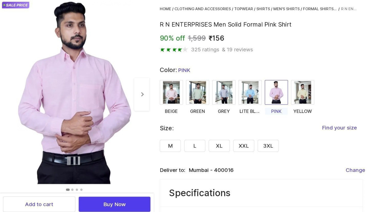 Men S Solid Formal Shirt At 156 6 Colors Available More Deals Click Here Mu