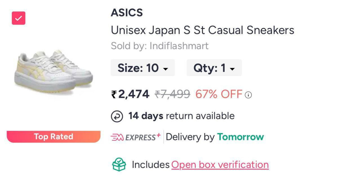 Asics Japan S Sneaker For 2 474 – Best Price in India