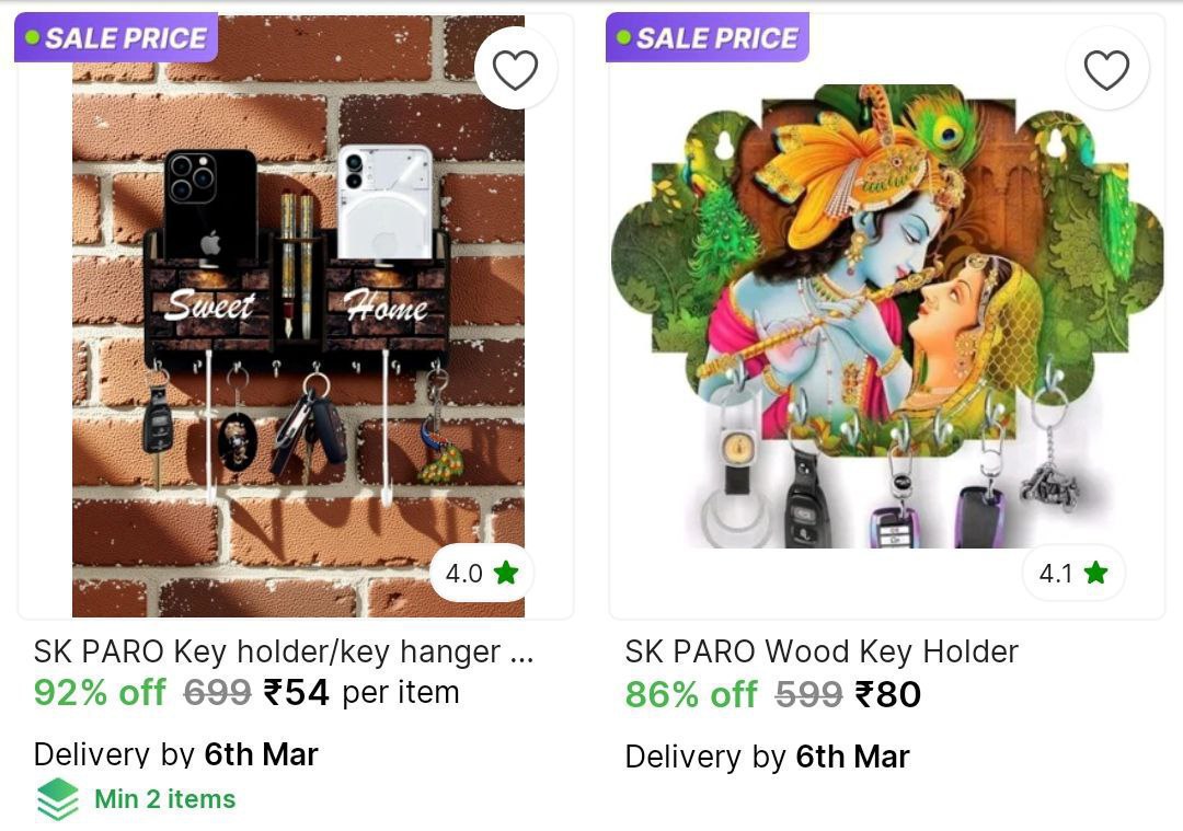 Wooden Key Holders Starts 54 Check Min Buy Quantity – Best Price in India