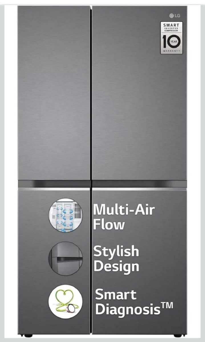 Lg 655 L Frost- Smart Inverter Double Door Side-by-side Refrigerator 55 740