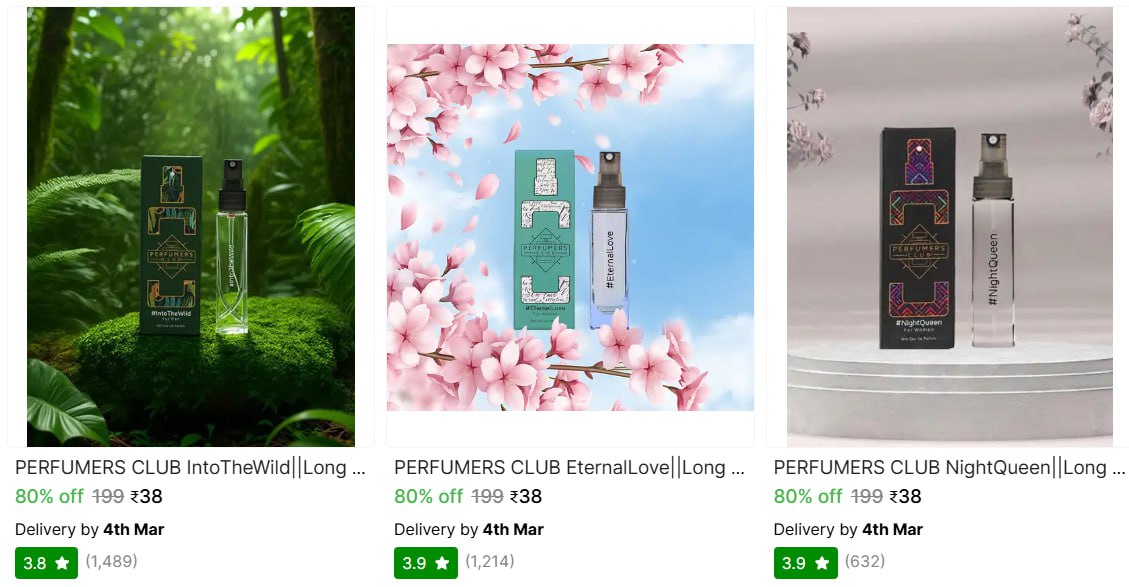 Perfumes Starts 38 – Best Price in India